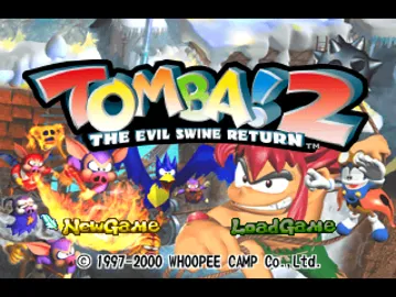 Tomba! 2 - The Evil Swine Return (US) screen shot title